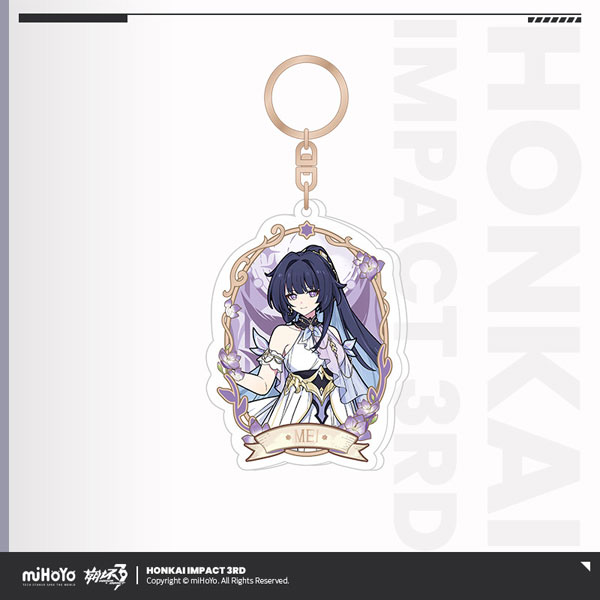 miHoYo Honkai Impact 3rd Ye Zhan Fang Hua Series Window Style Acrylic Strap Mei