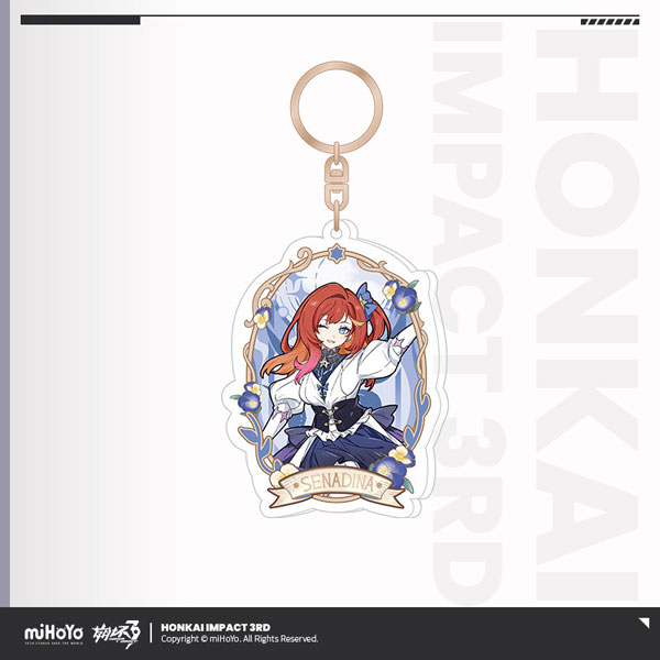 miHoYo Honkai Impact 3rd Ye Zhan Fang Hua Series Window Style Acrylic Strap Senadina