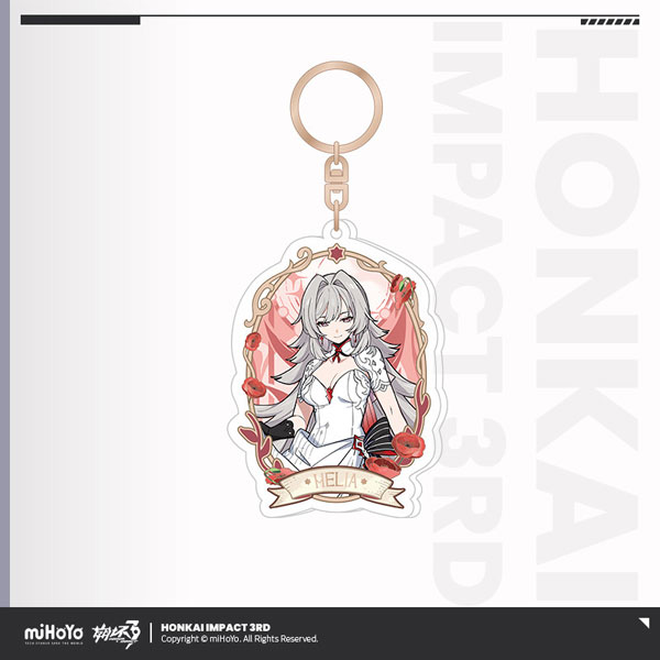 miHoYo Honkai Impact 3rd Ye Zhan Fang Hua Series Window Style Acrylic Strap Helia image 1