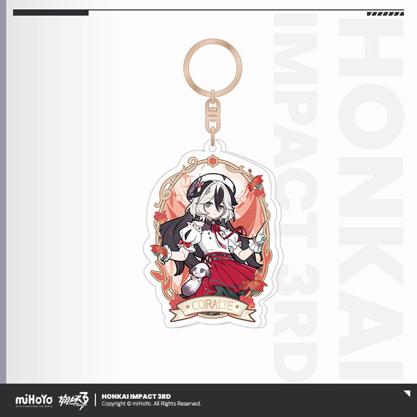 miHoYo Honkai Impact 3rd Ye Zhan Fang Hua Series Window Style Acrylic Strap Coralie image 1