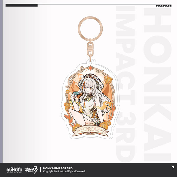 miHoYo Honkai Impact 3rd Ye Zhan Fang Hua Series Window Style Acrylic Strap Songque