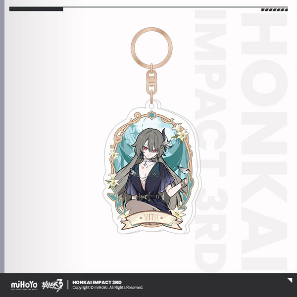 miHoYo Honkai Impact 3rd Ye Zhan Fang Hua Series Window Style Acrylic Strap Vita