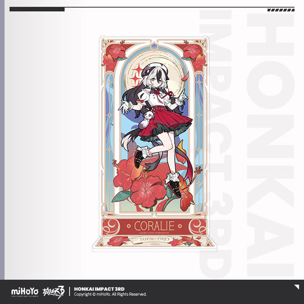 miHoYo Honkai Impact 3rd Ye Zhan Fang Hua Series Film Style Acrylic Stand Coralie