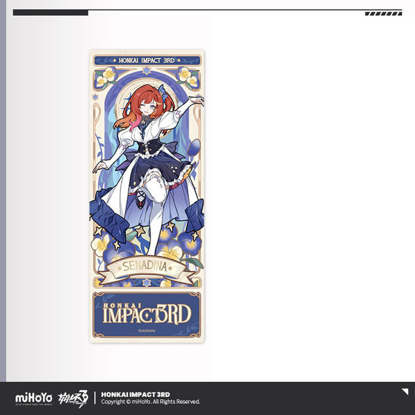 miHoYo Honkai Impact 3rd Ye Zhan Fang Hua Series Hologram Ticket Senadina