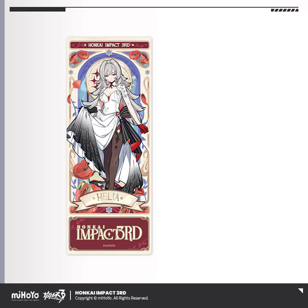 miHoYo Honkai Impact 3rd Ye Zhan Fang Hua Series Hologram Ticket Helia