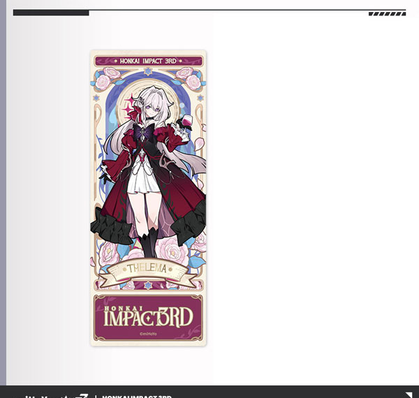 miHoYo Honkai Impact 3rd Ye Zhan Fang Hua Series Hologram Ticket Thelema รูปภาพ 1