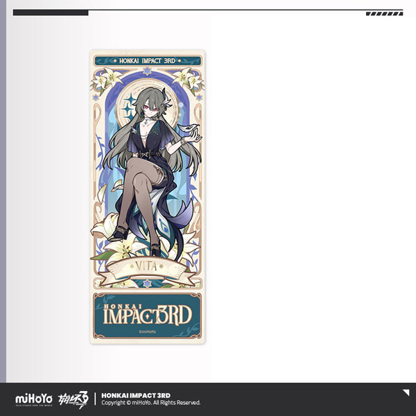 miHoYo Honkai Impact 3rd Ye Zhan Fang Hua Series Hologram Ticket Vita
