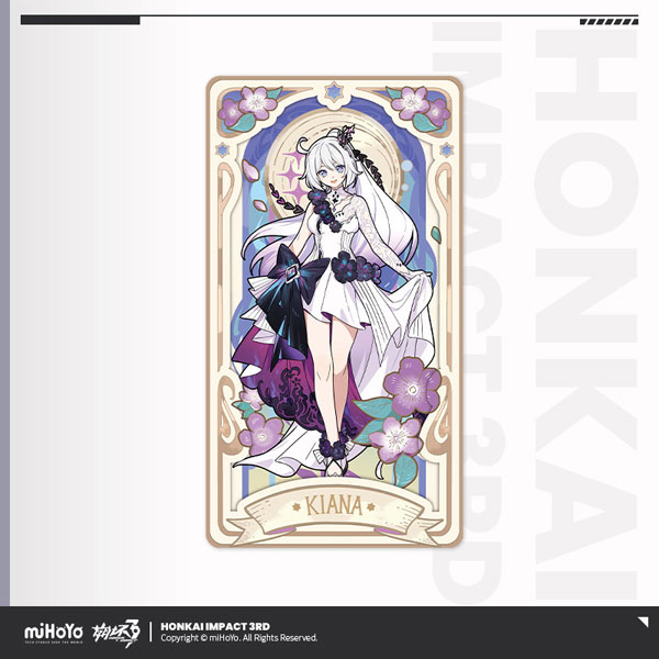 miHoYo Honkai Impact 3rd Ye Zhan Fang Hua Series Clear Card Kiana