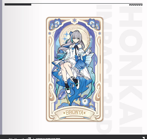 miHoYo Honkai Impact 3rd Ye Zhan Fang Hua Series Clear Card Bronya imagen 1
