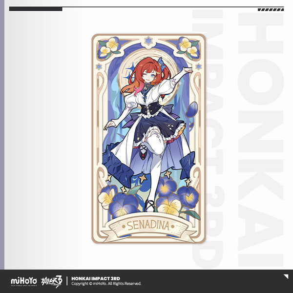 miHoYo Honkai Impact 3rd Ye Zhan Fang Hua Series Clear Card Senadina