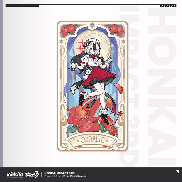 miHoYo Honkai Impact 3rd Ye Zhan Fang Hua Series Clear Card Coralie