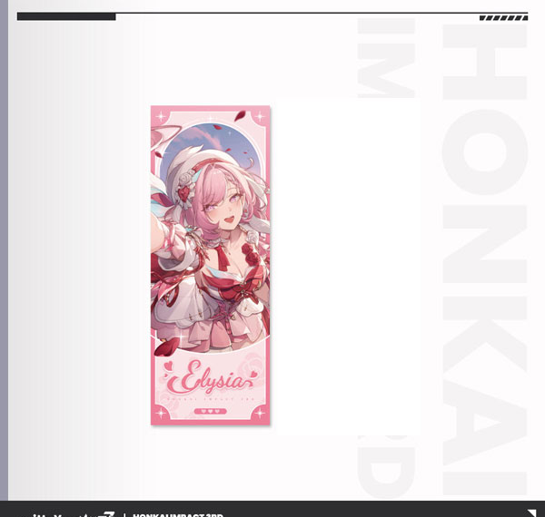 miHoYo Honkai Impact 3rd Garden of Love & Miracle Series Hologram Ticket รูปภาพ 1