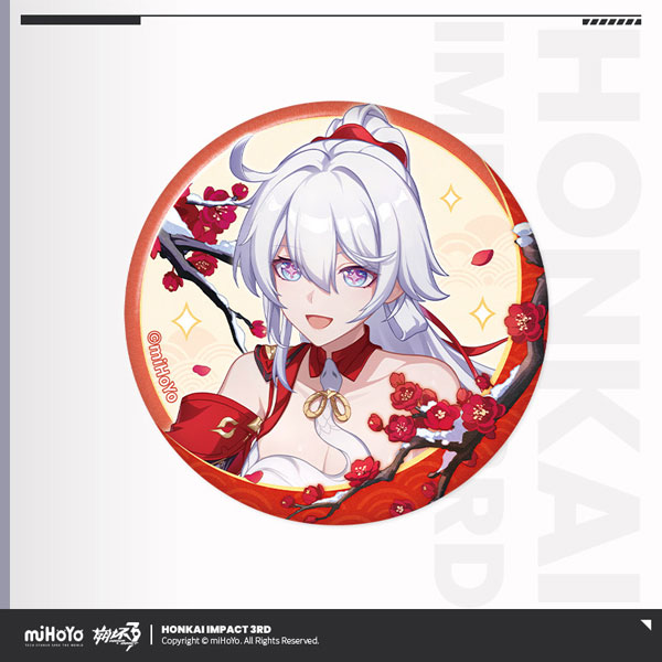 miHoYo Honkai Impact 3rd Shi Sui Kou Xiao Series Tin Badge Kiana