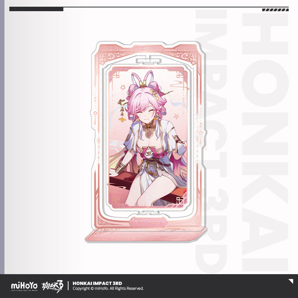 miHoYo Honkai Impact 3rd Shi Sui Kou Xiao Series Rotating Acrylic Stand Elysia gambar 1