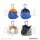 T's Factory Haikyuu!! Plush Zipper Mascot w/Carabiner Hinagarasu 图片 3