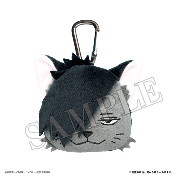 T's Factory Haikyuu!! Plush Zipper Mascot w/Carabiner Kurooneko
