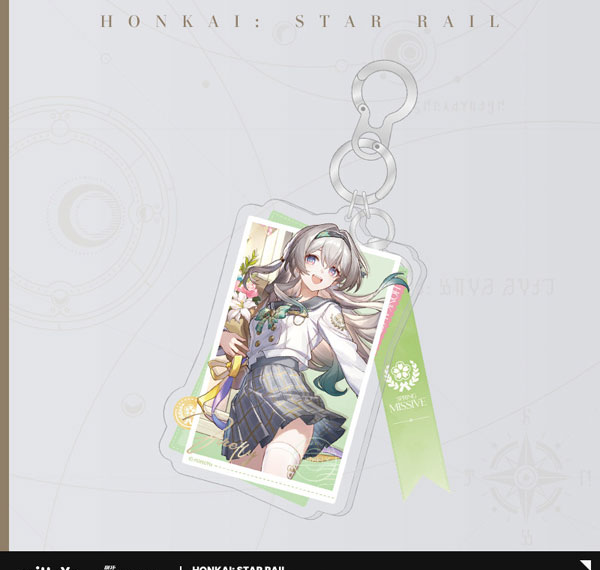 miHoYo Honkai: Star Rail Firefly Spring Missive Series Acrylic Strap รูปภาพ 1