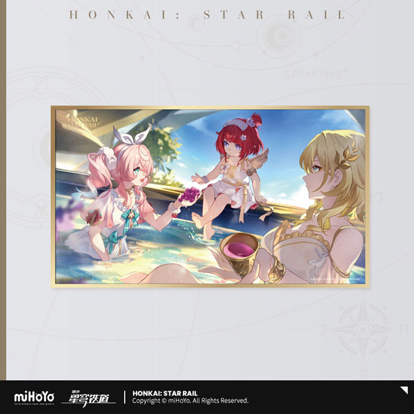 miHoYo Honkai: Star Rail Memories of You Series Shikishi Relaxing at Marmoreal Palace