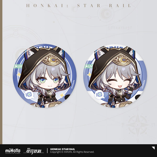 miHoYo Honkai: Star Rail Owlbert's Parlour Series Tin Badge Set Cipher