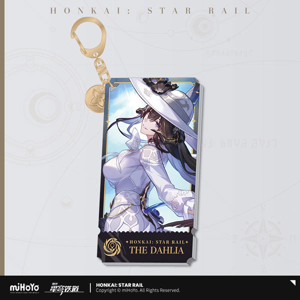 miHoYo Honkai: Star Rail Standing Design Series Acrylic Strap The Nihility Path The Dahlia