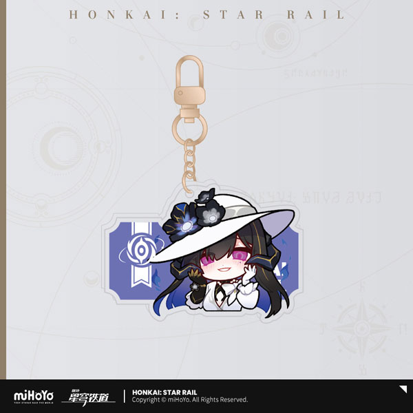 miHoYo Honkai: Star Rail Pom-Pom Gallery Series Acrylic Strap The Dahlia