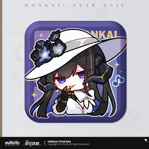 miHoYo Honkai: Star Rail Pom-Pom Gallery Series Tin Badge The Dahlia