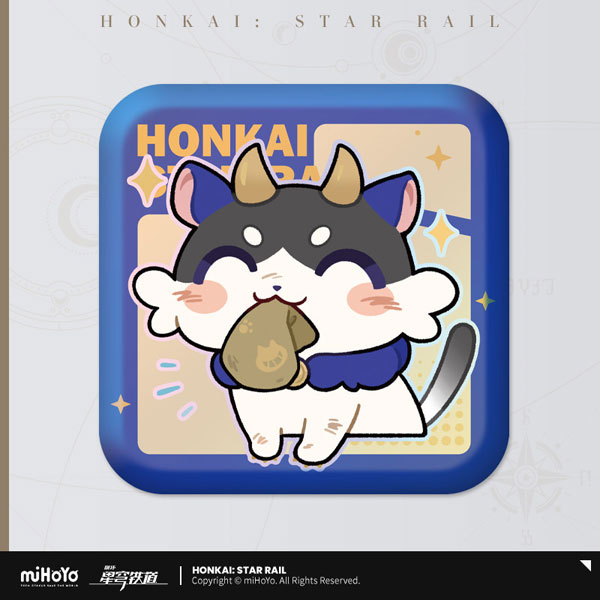 miHoYo Honkai: Star Rail Pom-Pom Gallery Series Tin Badge Master Cat-Thief