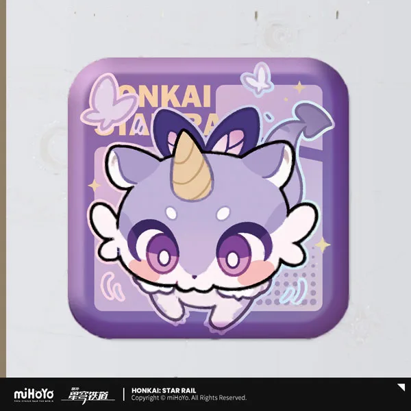 miHoYo Honkai: Star Rail Pom-Pom Gallery Series Tin Badge Butterfly Cake hình ảnh 1