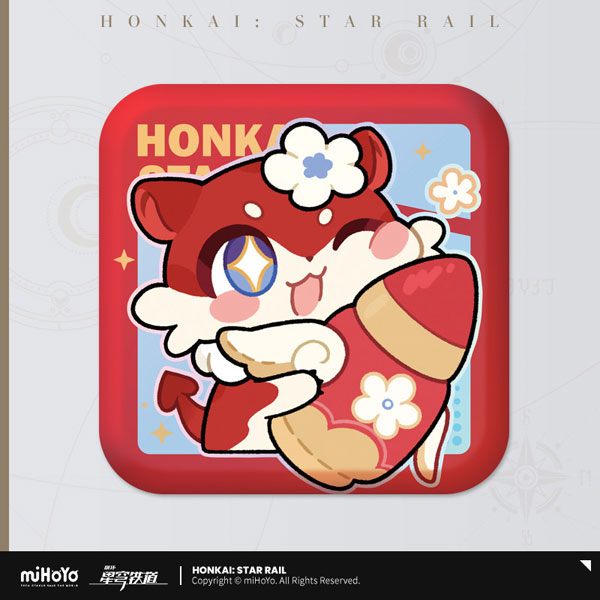 miHoYo Honkai: Star Rail Pom-Pom Gallery Series Tin Badge Candied Apple