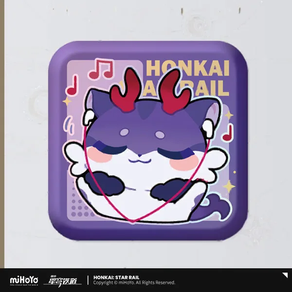 miHoYo Honkai: Star Rail Pom-Pom Gallery Series Tin Badge Gurgling Fish