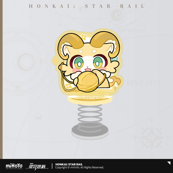 miHoYo Honkai: Star Rail Pom-Pom Gallery Series Chimera YuraYura Acrylic Stand Oatmeal