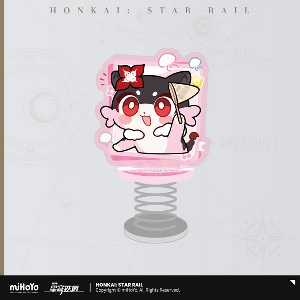 miHoYo Honkai: Star Rail Pom-Pom Gallery Series Chimera YuraYura Acrylic Stand Gummy Roll gambar 1