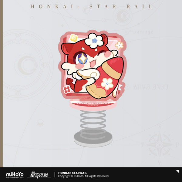 miHoYo Honkai: Star Rail Pom-Pom Gallery Series Chimera YuraYura Acrylic Stand Candied Apple