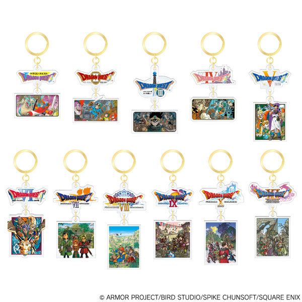 Square Enix Dragon Quest Memory of the Adventurer Charm Collection 11Pack BOX