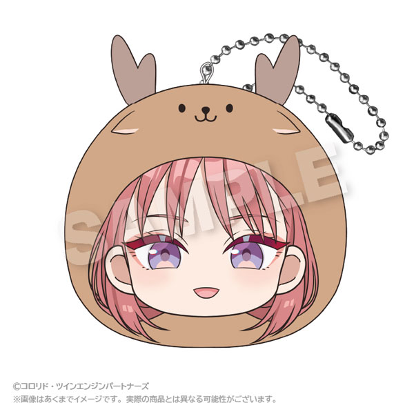 Stella Notes Cosmic Princess Kaguya! Marumates Cushion Keychain Roka Ayatsumugi
