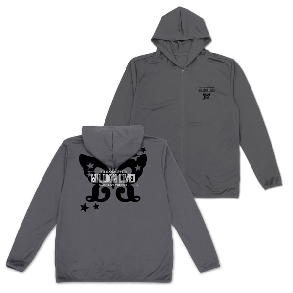COSPA THE IDOLM@STER Million Live! Thin Dry Hoodie Ver.2.0/GRAY-XXL