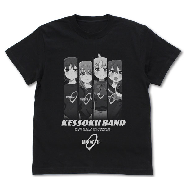 COSPA Anime "BOCCHI THE ROCK!" Kessoku Band Member T-shirt /BLACK-XL imagen 1
