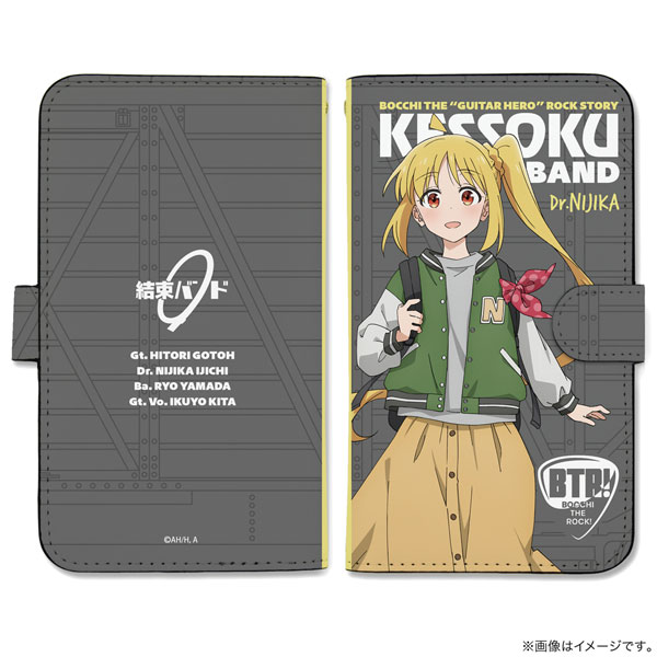 COSPA Anime "BOCCHI THE ROCK!" Nijika Ijichi Book-style Smartphone Case L Street Fashion Ver.