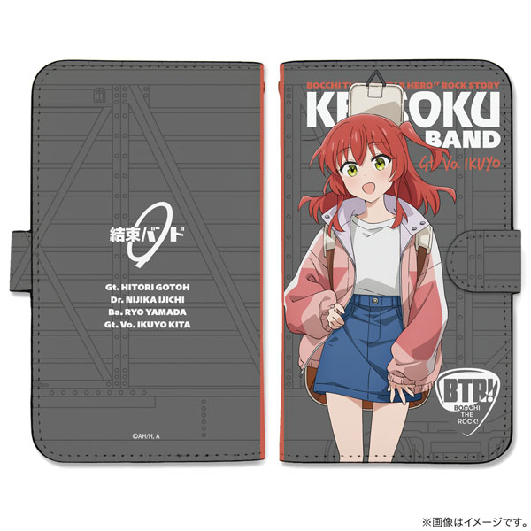 COSPA Anime "BOCCHI THE ROCK!" Ikuyo Kita Book-style Smartphone Case LL Street Fashion Ver. 图片 1