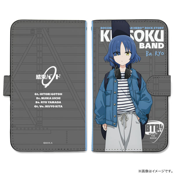COSPA Anime "BOCCHI THE ROCK!" Ryo Yamada Book-style Smartphone Case LL Street Fashion Ver. 图片 1