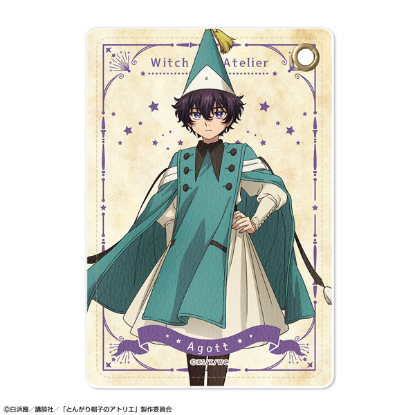 License Agent TV Anime "Witch Hat Atelier" Leather Pass Case Design 03 (Agott) image 1