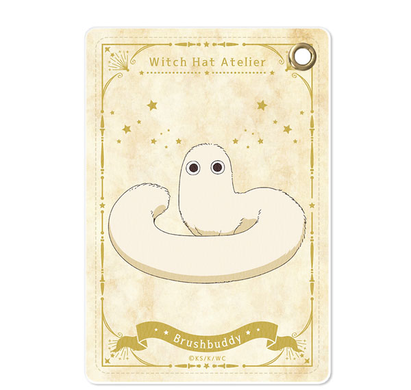 License Agent TV Anime "Witch Hat Atelier" Leather Pass Case Design 06 (Brushbuddy) รูปภาพ 1