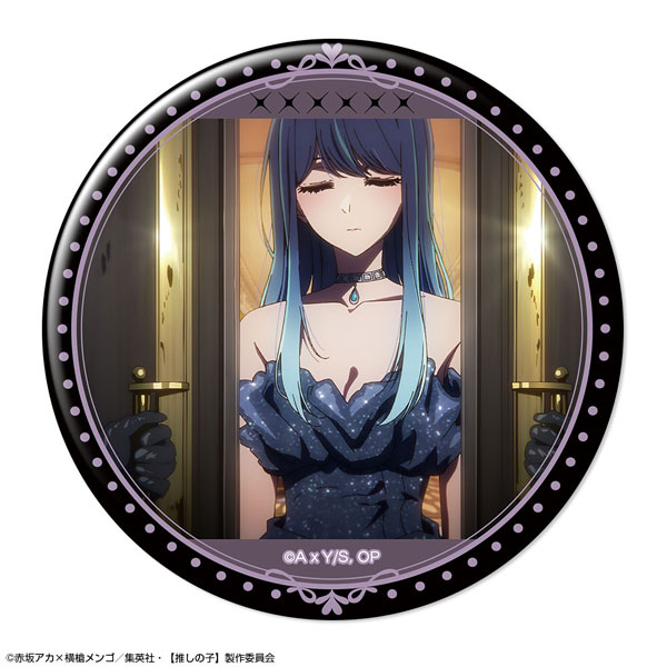 License Agent TV Anime [Oshi no Ko] Tin Badge Ver.6 Design 04 (Akane Kurokawa /A) gambar 1