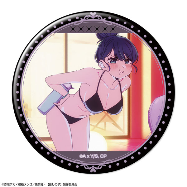 License Agent TV Anime [Oshi no Ko] Tin Badge Ver.6 Design 05 (Akane Kurokawa /B) gambar 1