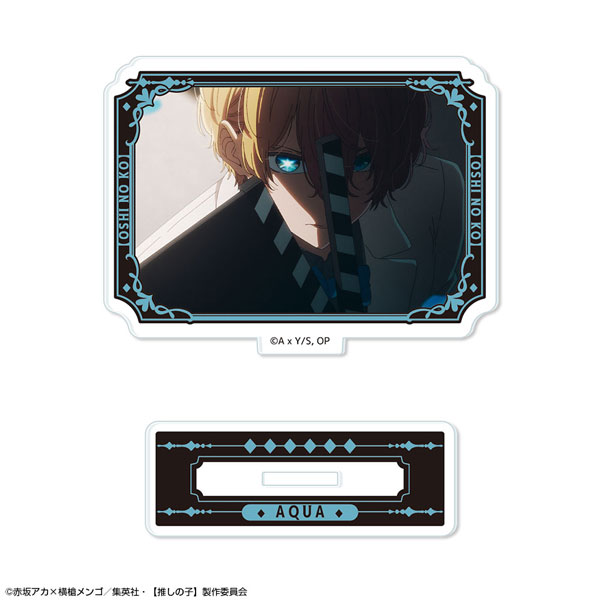 License Agent TV Anime [Oshi no Ko] Mini Acrylic Stand Ver.6 Design 02 (Aqua /B)