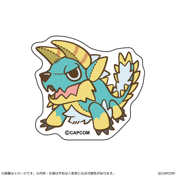 Capcom Monster Hunter MonDefo Diecut Sticker Zinogre