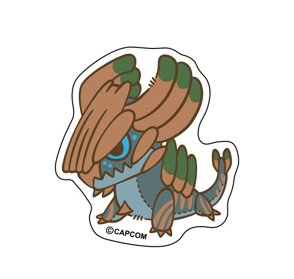 Capcom Monster Hunter MonDefo Diecut Sticker Jin Dahaad รูปภาพ 1