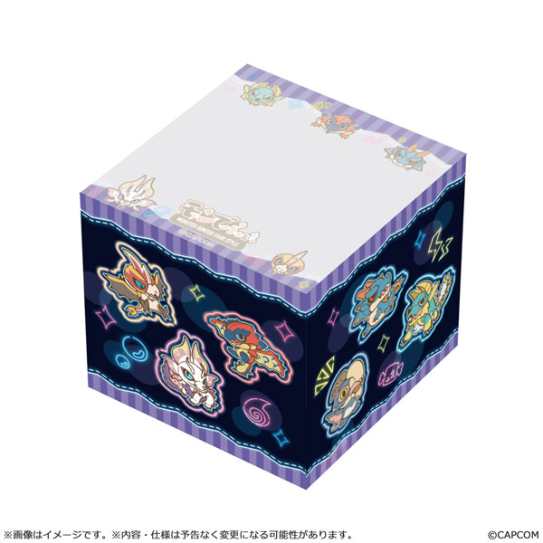 Capcom Monster Hunter MonDefo Block Memo Neon Theme