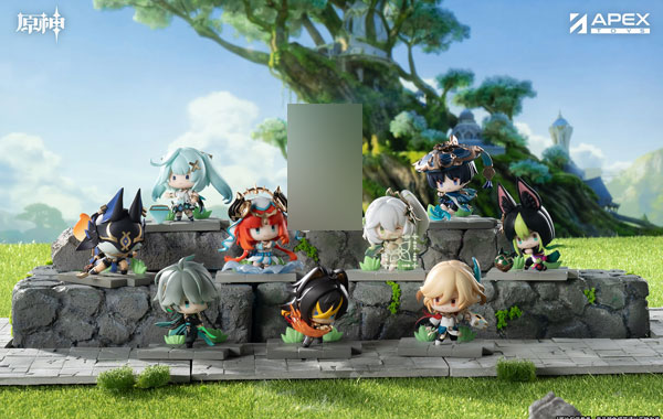 APEX Genshin Impact "Senjou no Eishi" Trading Figure sumeru Version 9Pack BOX รูปภาพ 1