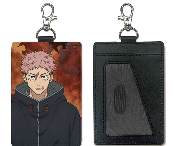 COSPA Jujutsu Kaisen The Culling Game Yuji Itadori Pass Case (w/Swivel Snap Hook) รูปภาพ 1